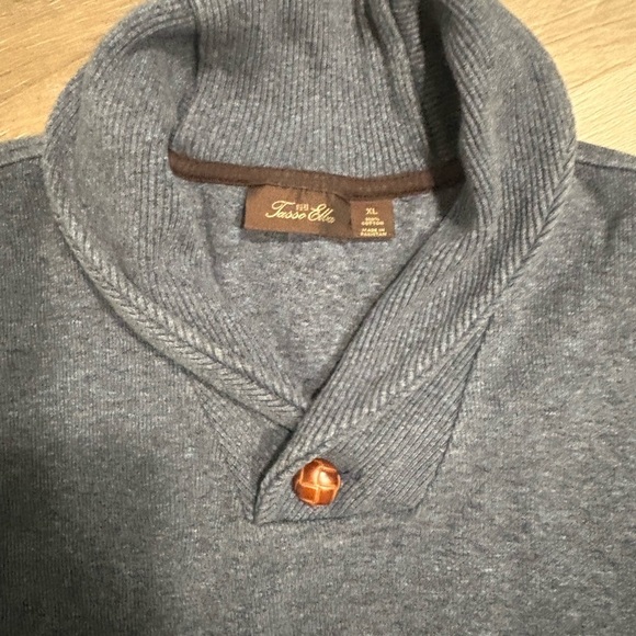 Tasso Elba Men's Blue Turtleneck Sweater - Picture 3 of 8